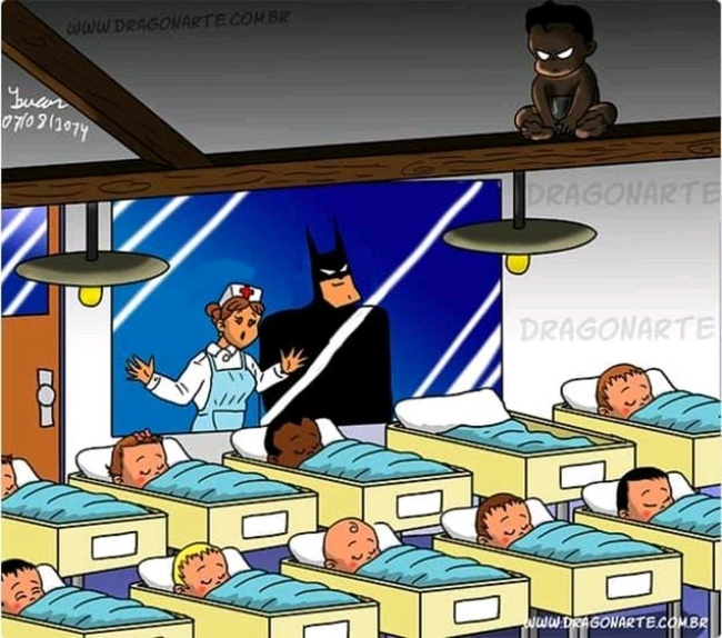 Bebé Damián ¿Y si los superhéroes de Marvel y DC tuvieran hijos? bayas de cerebro