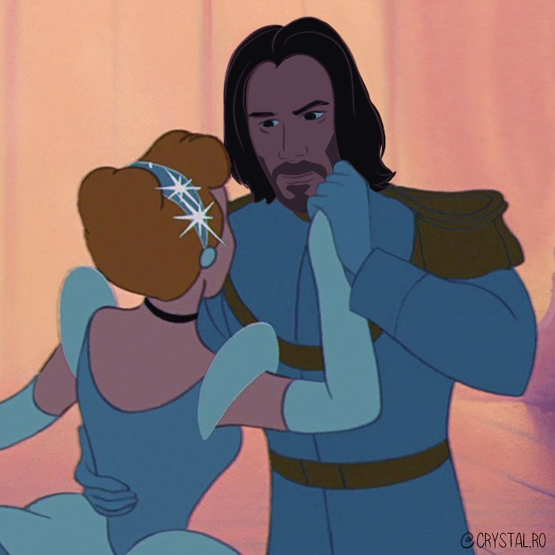 Keanu Reeves como Príncipe Azul CerebroBerry: