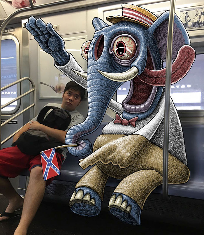 Ben-Rubin-Put-Monsters-Next-Random-People -14