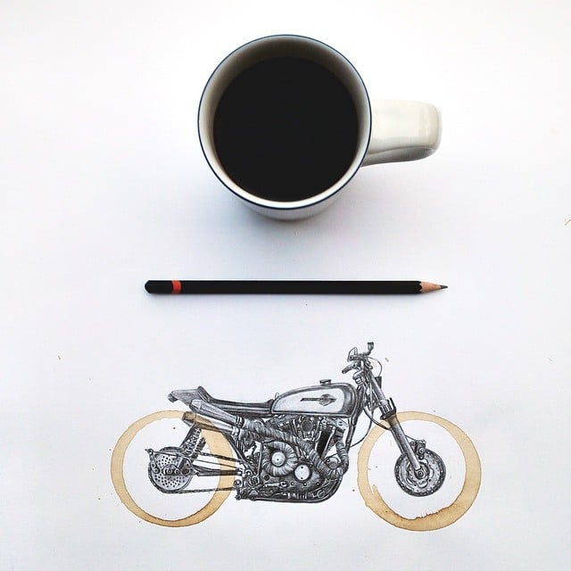 Increíbles fotos de manchas de café de Carter Asmann 12