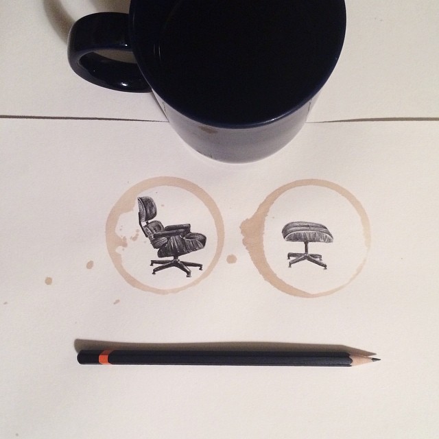 Increíbles fotos de manchas de café de Carter Asmann 7