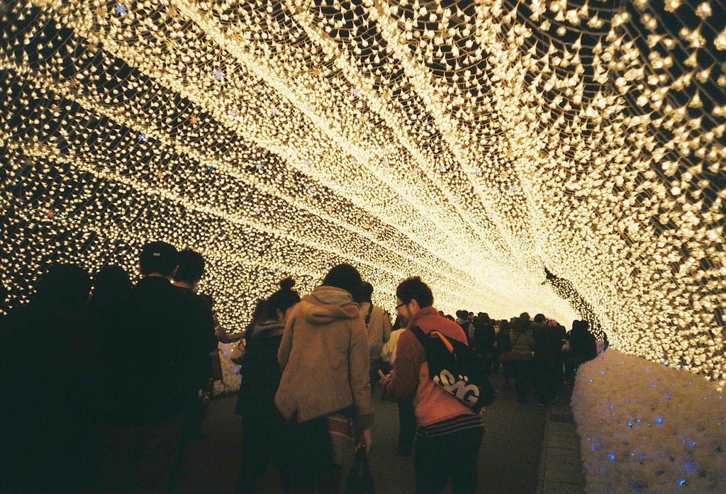 Luces túnel brillante - espectaculares luces de invierno 4