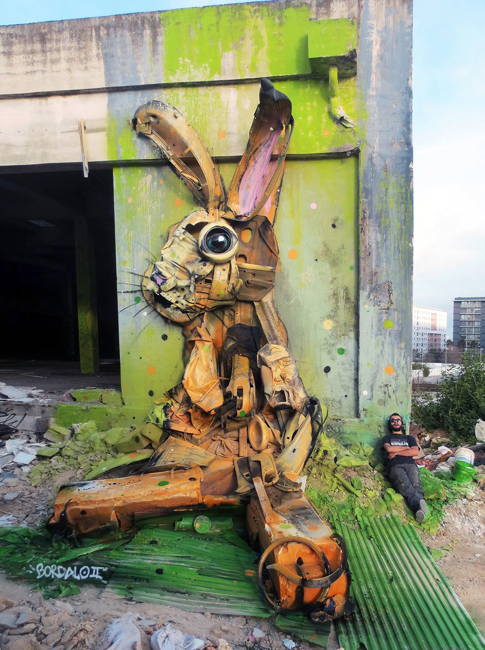 La basura tiene una segunda vida como el lujo 3d Animal Street Art 7