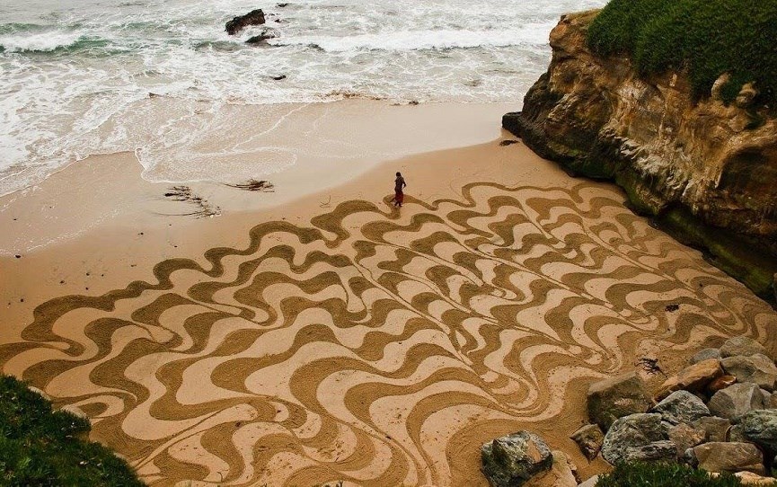 Beach impactantes de arte de arte, Andrés Amador 8