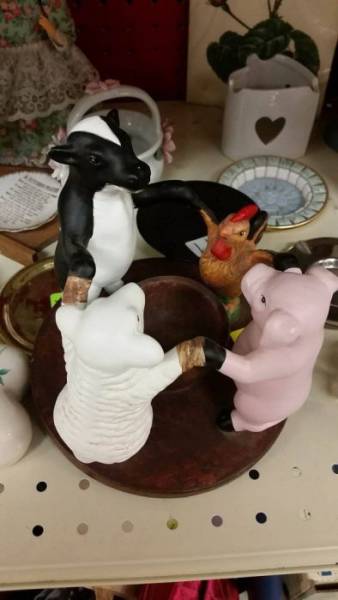 Punto de tienda extraños